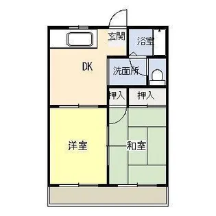 クレヨンハウス【2階】の間取り