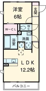 ディエゴ西船【2階】の間取り