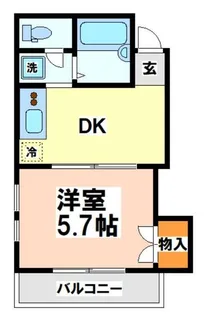リヴェールつだぬま【3階】の間取り