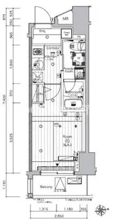 東京都豊島区高田2【マンション】の間取り