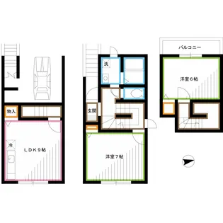東京都武蔵野市関前4【一戸建】の間取り