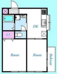 ワコーレ矢部【1階】の間取り