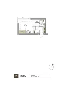 Coeur blanc高輪【5階】の間取り