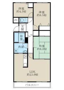 ドラゴンマンション新潟新和壱番館【1階】の間取り