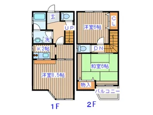 宮城県仙台市青葉区高松2【一戸建】の間取り