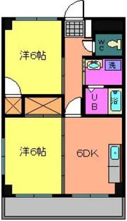 サンライフ大町【3階】の間取り