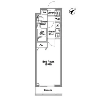 東京都中央区月島3【マンション】の間取り
