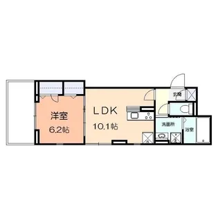 プランドールタナカ【1階】の間取り