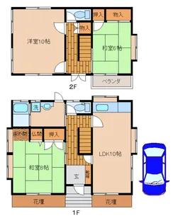 広島県呉市平原町【一戸建】の間取り