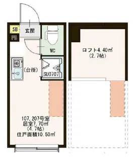 東京都板橋区幸町【マンション】の間取り