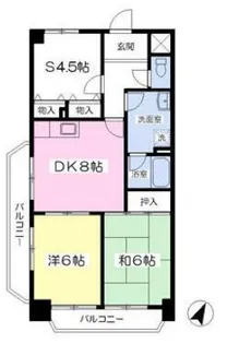 シルバン上杉II【3階】の間取り