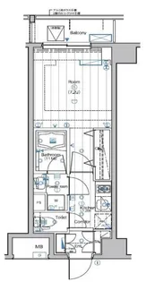 東京都中野区弥生町1【マンション】の間取り