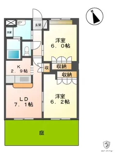 アイディール ホーム(Idel Horm)【1階】の間取り