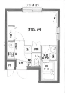ヒルズ南台【1階】の間取り