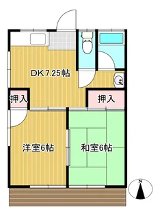 グリーンハイツ小森【1階】の間取り