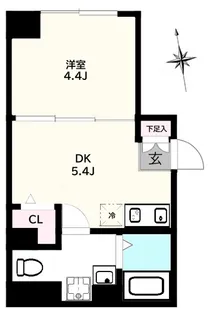 東京都中央区湊3【マンション】の間取り
