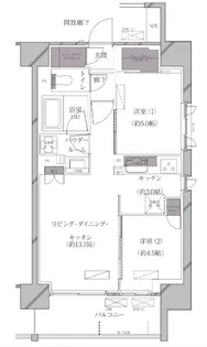 東京都港区海岸3【マンション】の間取り