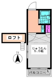 東京都杉並区高円寺北3【アパート】の間取り