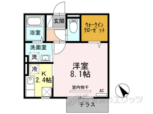 レークヴィラ【2階】の間取り