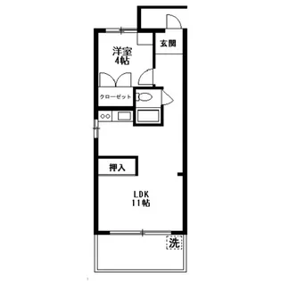 ベルアルザンマンション【3階】の間取り