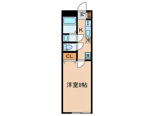 パーシモンコート【1階】の間取り