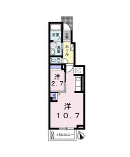 アウトゥーノ【1階】の間取り