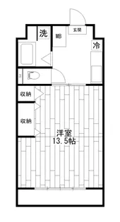 宮城県仙台市若林区新寺4【マンション】の間取り