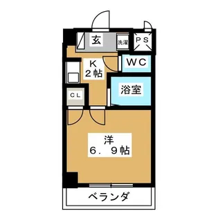 クレストール住田【3階】の間取り