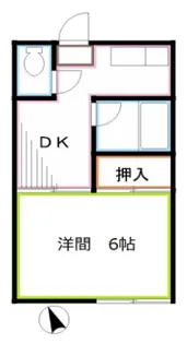 ファミーユミタケ【1階】の間取り