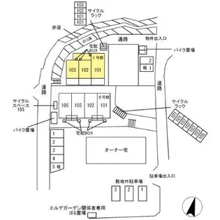 エルデガーデン I号館【2階】の間取り