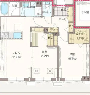 Avenir(アヴェニール)【1階】の間取り