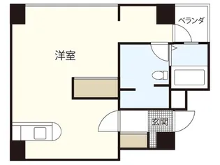 レガシービル【7階】の間取り