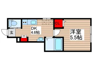 パステール・グランおゆみ野【1階】の間取り