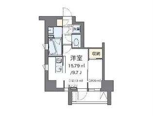 LOVIE麻布十番【10階】の間取り