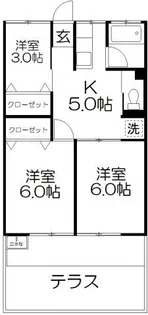 第一静和荘【1階】の間取り
