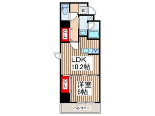 ラコルタ南浦和Sta.【4階】の間取り