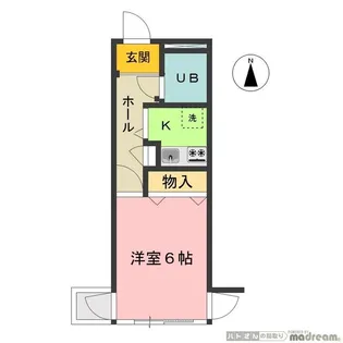 第2北成ビル【2階】の間取り