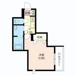 シャーメゾンU【3階】の間取り