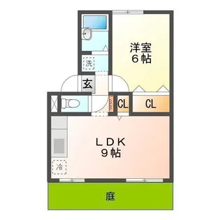 カーサージュネス【2階】の間取り