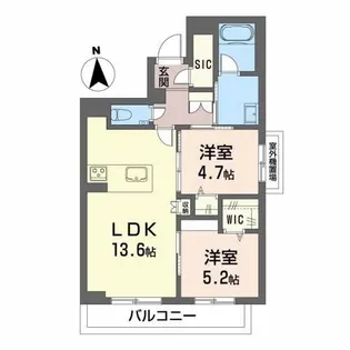 グランドパレス田迎小前【3階】の間取り