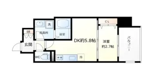 テラ堺市駅【7階】の間取り