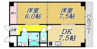 ハイツ桜ヶ丘【1階】の間取り
