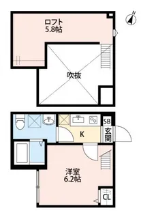 カムリンII【1階】の間取り