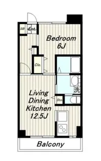 アルベールF【3階】の間取り