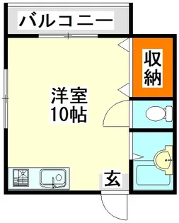 OASIS県立大前II【2階】の間取り