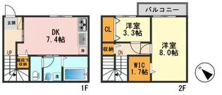 東京都江戸川区西瑞江3【一戸建】の間取り