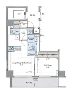 ラグゼナ平和台【2階】の間取り