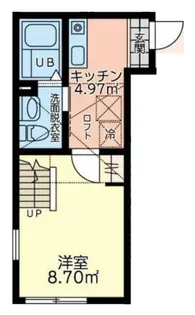 クレール南橋本【1階】の間取り