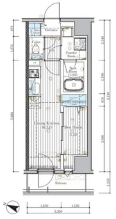 ミライズ横濱サウスレジデンス【2階】の間取り