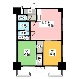 熱田ATビル【8階】の間取り